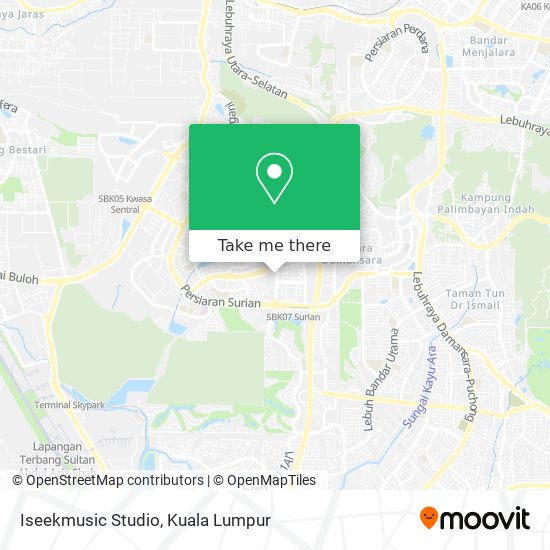 Iseekmusic Studio map