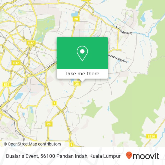 Dualaris Event, 56100 Pandan Indah map