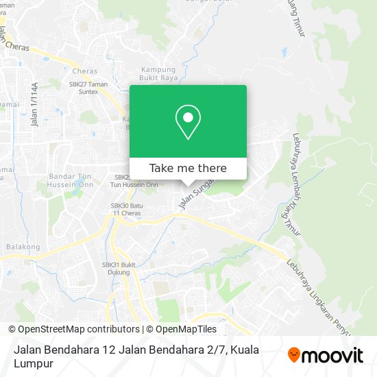 Jalan Bendahara 12 Jalan Bendahara 2 / 7 map