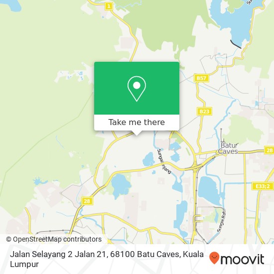 Jalan Selayang 2 Jalan 21, 68100 Batu Caves map