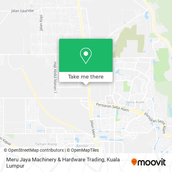 Meru Jaya Machinery & Hardware Trading map