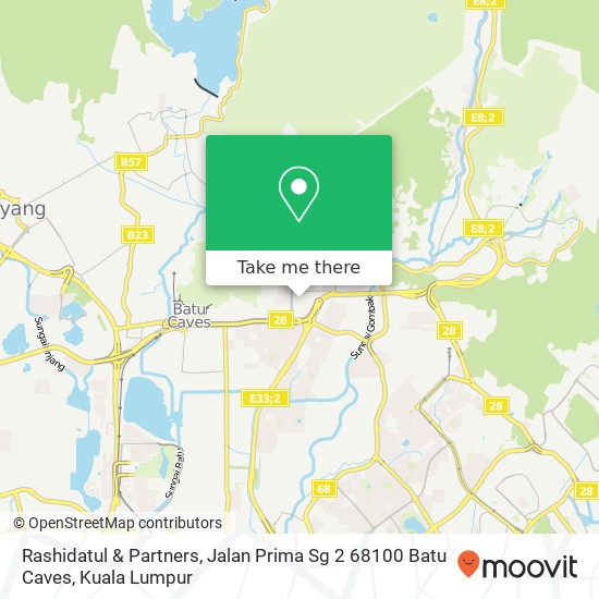 Rashidatul & Partners, Jalan Prima Sg 2 68100 Batu Caves map