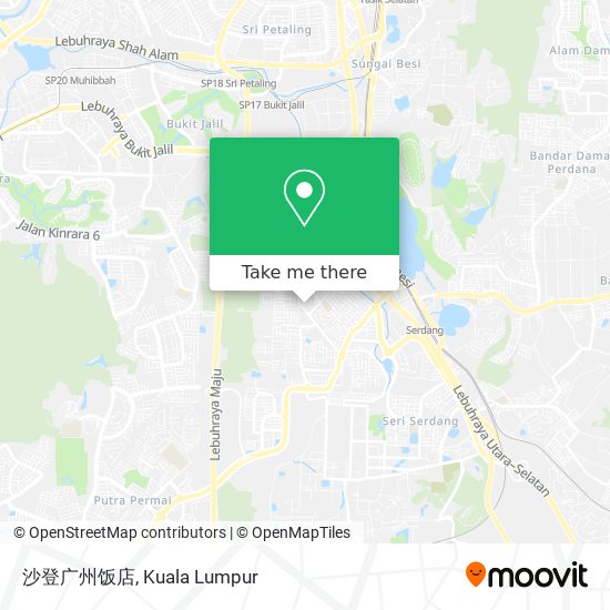 沙登广州饭店 map