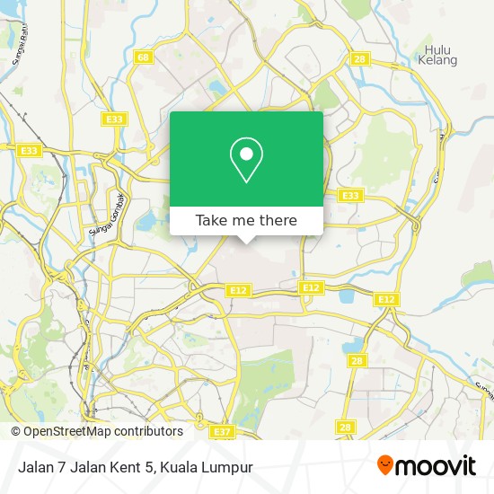 Peta Jalan 7 Jalan Kent 5