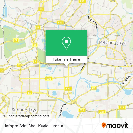 Infopro Sdn. Bhd. map