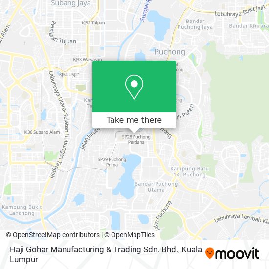 Haji Gohar Manufacturing & Trading Sdn. Bhd. map