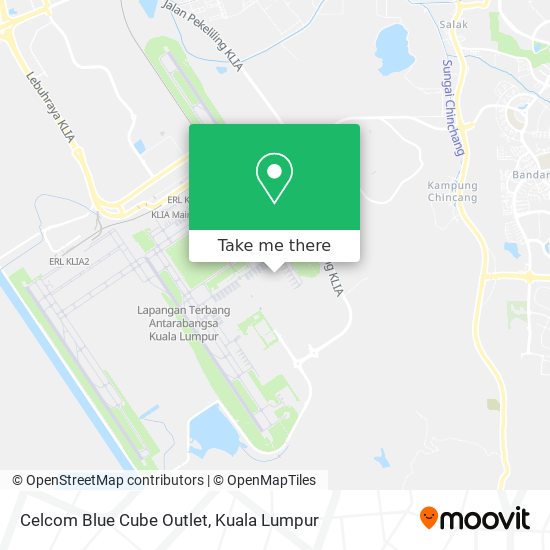 Celcom Blue Cube Outlet map
