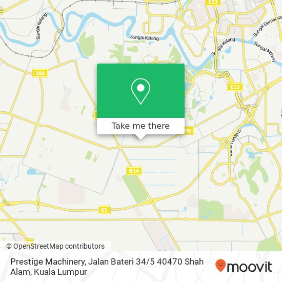 Prestige Machinery, Jalan Bateri 34 / 5 40470 Shah Alam map