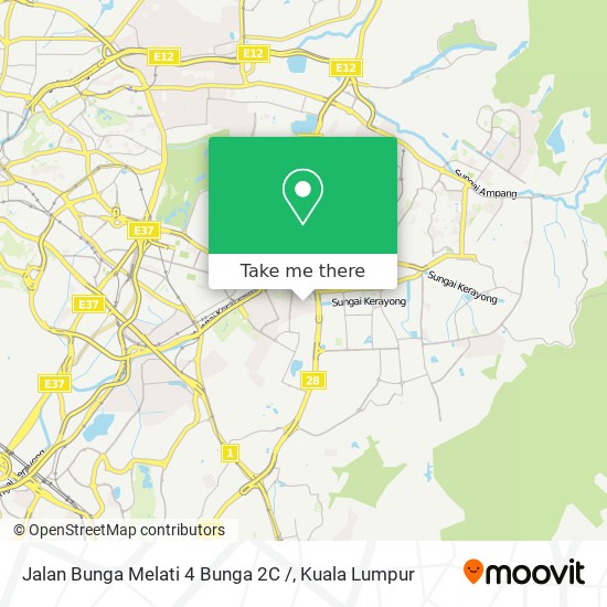 Peta Jalan Bunga Melati 4 Bunga 2C /