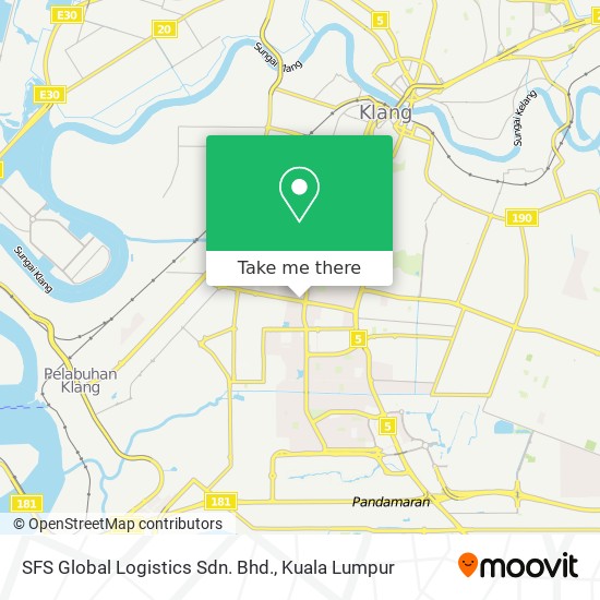 Peta SFS Global Logistics Sdn. Bhd.