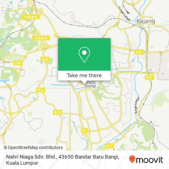 Nahri Niaga Sdn. Bhd., 43650 Bandar Baru Bangi map
