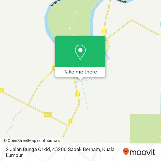 2 Jalan Bunga Orkid, 45200 Sabak Bernam map