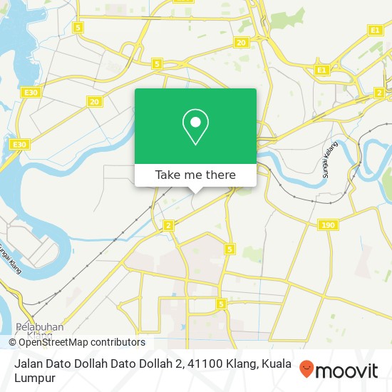 Jalan Dato Dollah Dato Dollah 2, 41100 Klang map