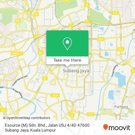 Peta Esource (M) Sdn. Bhd., Jalan USJ 4 / 4D 47600 Subang Jaya