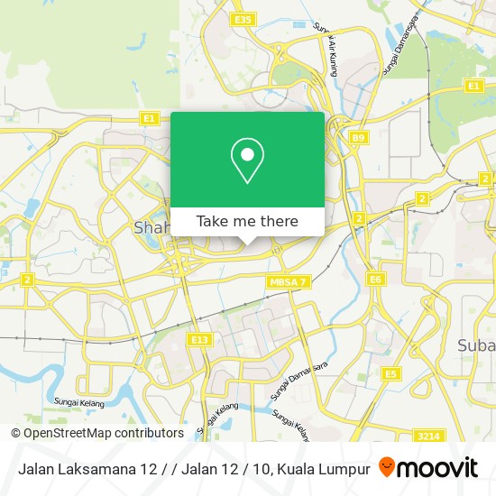 Jalan Laksamana 12 / / Jalan 12 / 10 map