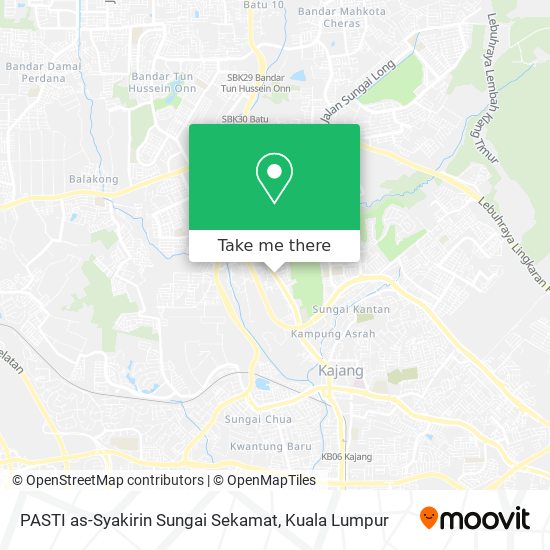 PASTI as-Syakirin Sungai Sekamat map