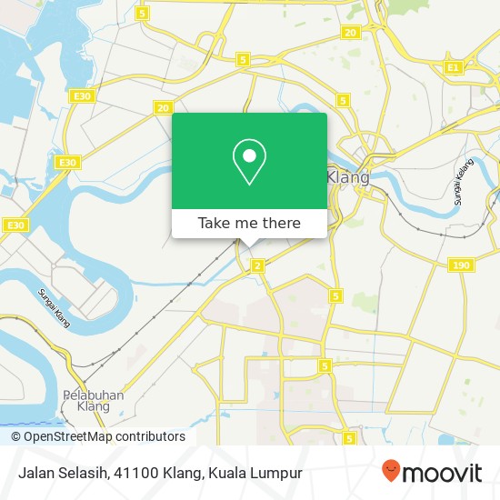 Jalan Selasih, 41100 Klang map