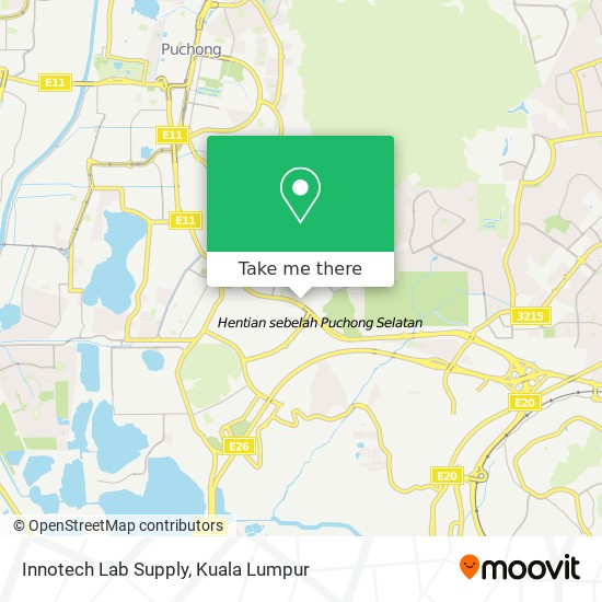 Innotech Lab Supply map