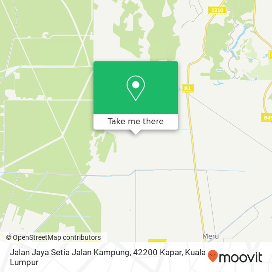 Jalan Jaya Setia Jalan Kampung, 42200 Kapar map