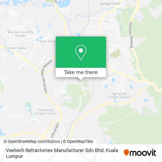 Veetech Refractories Manufacturer Sdn Bhd map