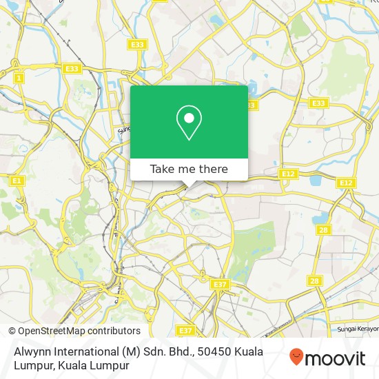 Alwynn International (M) Sdn. Bhd., 50450 Kuala Lumpur map