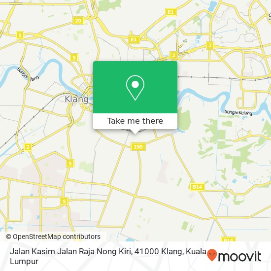 Peta Jalan Kasim Jalan Raja Nong Kiri, 41000 Klang