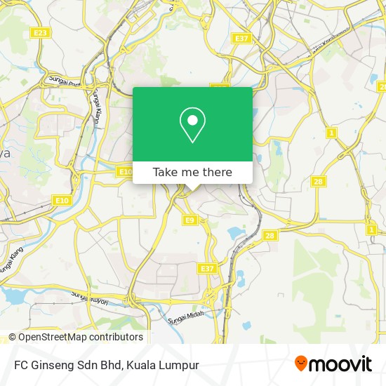 FC Ginseng Sdn Bhd map