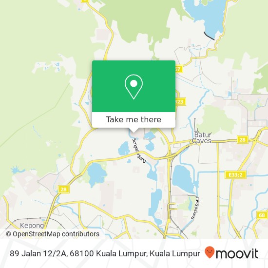 89 Jalan 12 / 2A, 68100 Kuala Lumpur map