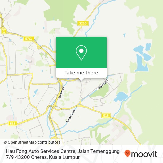 Hau Fong Auto Services Centre, Jalan Temenggung 7 / 9 43200 Cheras map