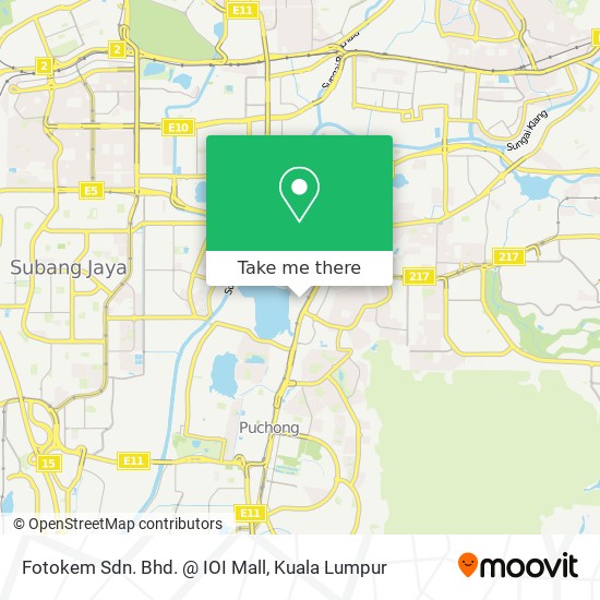 Fotokem Sdn. Bhd. @ IOI Mall map