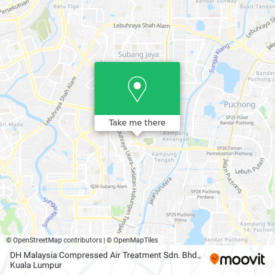 DH Malaysia Compressed Air Treatment Sdn. Bhd. map