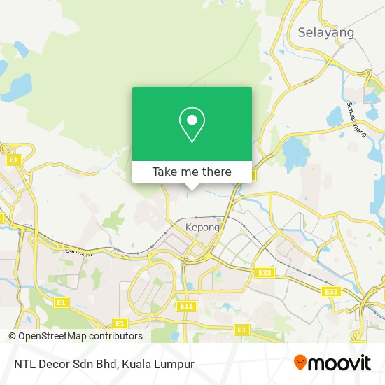 Peta NTL Decor Sdn Bhd