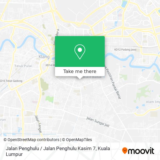 Peta Jalan Penghulu / Jalan Penghulu Kasim 7