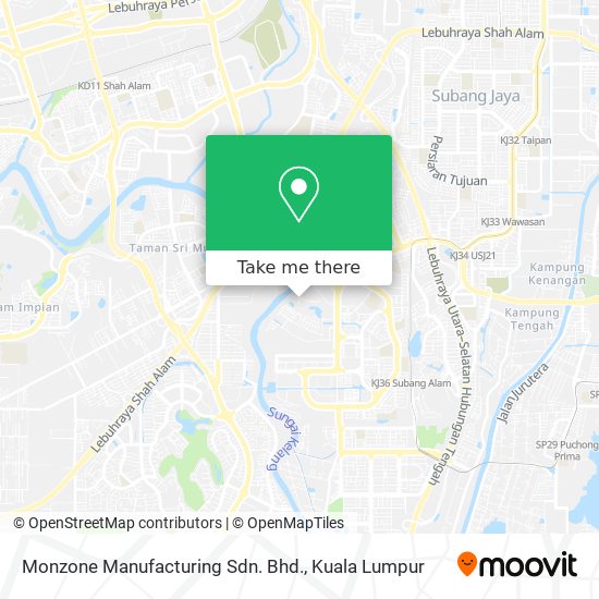 Monzone Manufacturing Sdn. Bhd. map