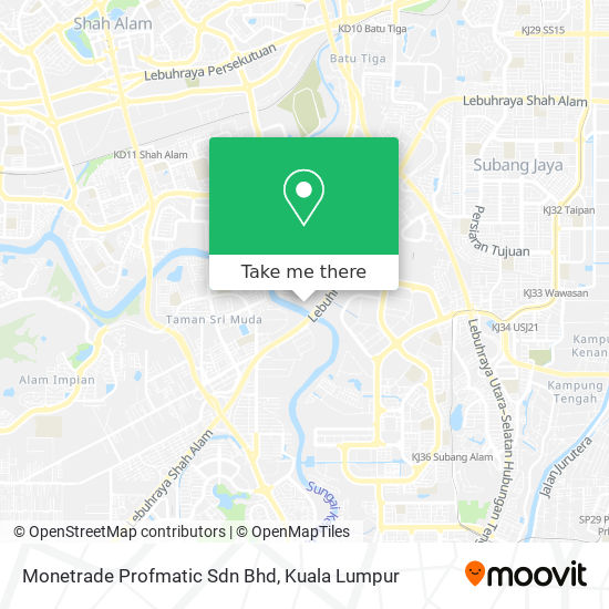Peta Monetrade Profmatic Sdn Bhd