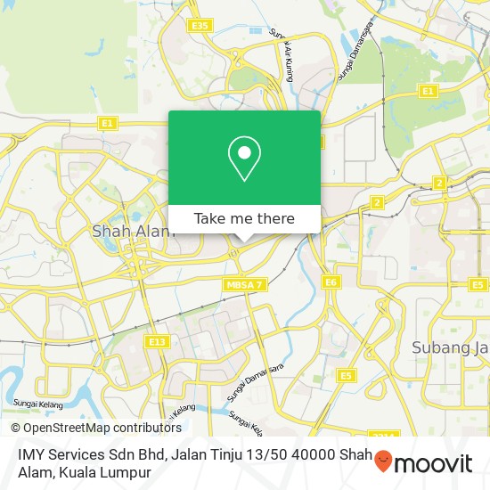 IMY Services Sdn Bhd, Jalan Tinju 13 / 50 40000 Shah Alam map