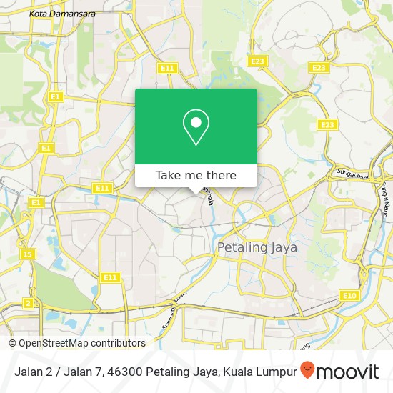 Peta Jalan 2 / Jalan 7, 46300 Petaling Jaya