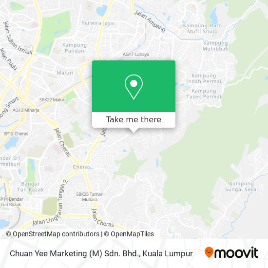 Chuan Yee Marketing (M) Sdn. Bhd. map