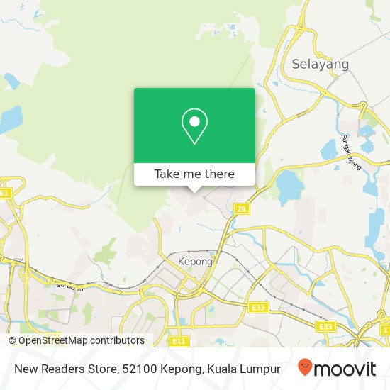 New Readers Store, 52100 Kepong map
