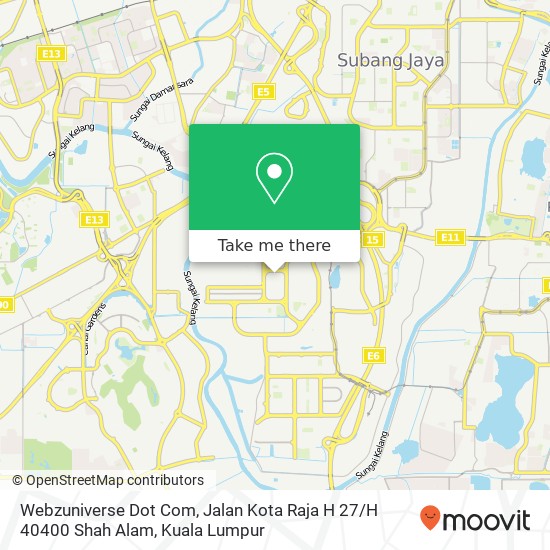 Webzuniverse Dot Com, Jalan Kota Raja H 27 / H 40400 Shah Alam map