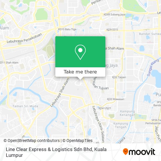 Line Clear Express & Logistics Sdn Bhd map