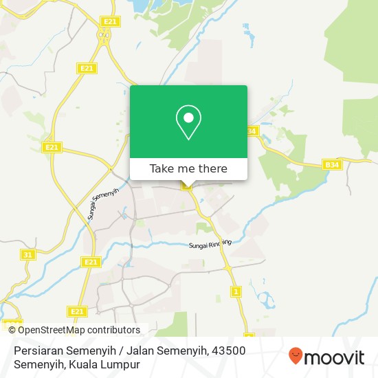 Persiaran Semenyih / Jalan Semenyih, 43500 Semenyih map