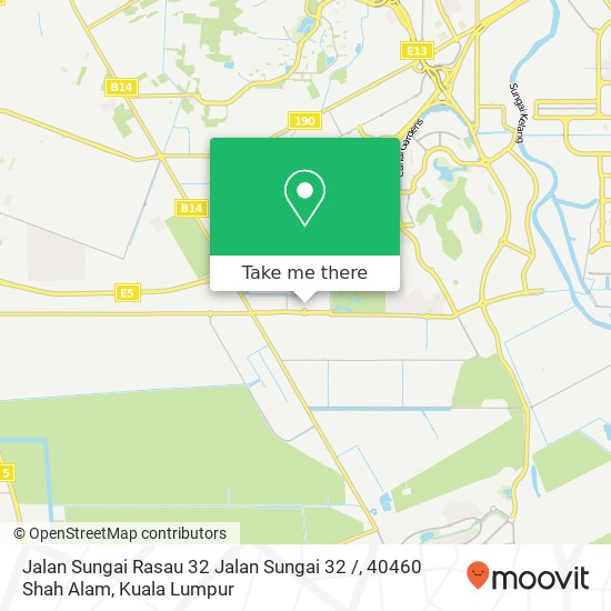 Peta Jalan Sungai Rasau 32 Jalan Sungai 32 /, 40460 Shah Alam