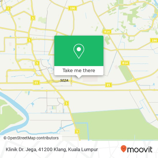 Klinik Dr. Jega, 41200 Klang map