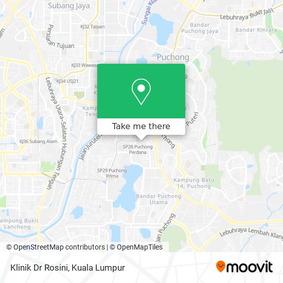 Klinik Dr Rosini map