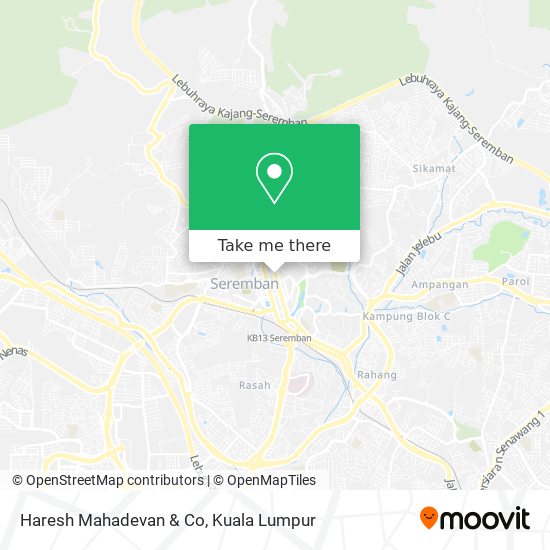 Haresh Mahadevan & Co map