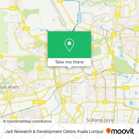 Jadi Research & Development Centre map