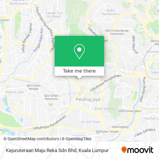 Kejuruteraan Maju Reka Sdn Bhd map