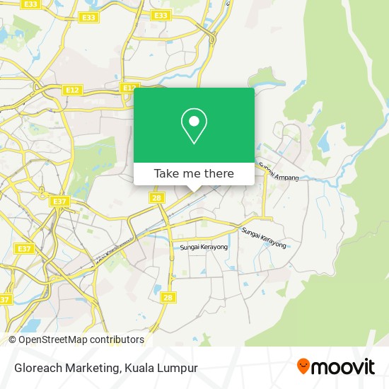 Peta Gloreach Marketing