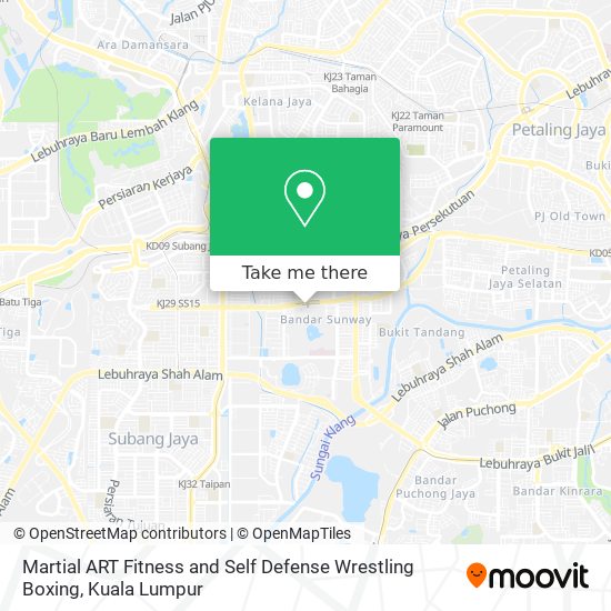 Martial ART Fitness and Self Defense Wrestling Boxing map